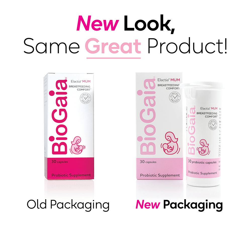 BioGaia Elactia Breastfeed Happy probiotic capsules