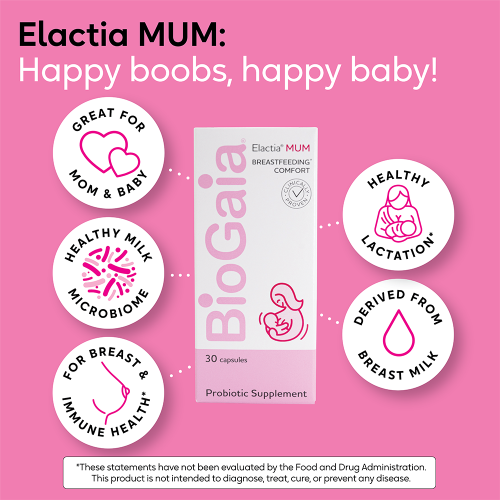 BioGaia Elactia Breastfeed Happy probiotic capsules