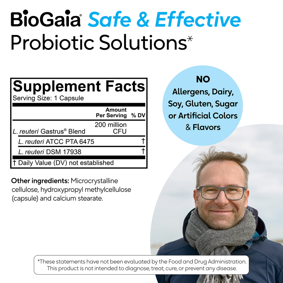 BioGaia Gastrus Probiotic Capsules