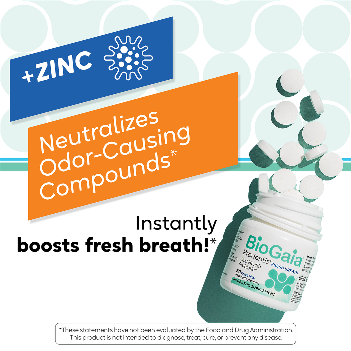 BioGaia Prodentis Fresh Breath + Zinc