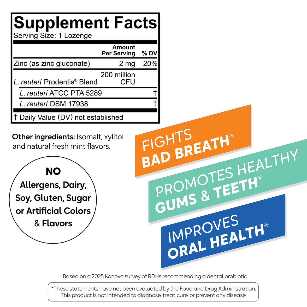 BioGaia Prodentis Fresh Breath + Zinc